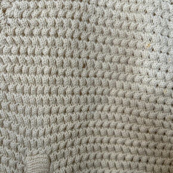 DKNY Men's 100% Merino Wool Full Zip Cardigan Sweater Beige Size XL - Picture 9 of 11